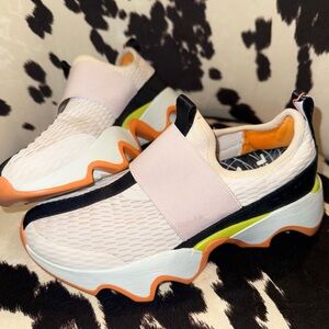 Sorel Womens Kinetic Impact 2 Athletic Slip On Strap Sneaker Run Gym Core